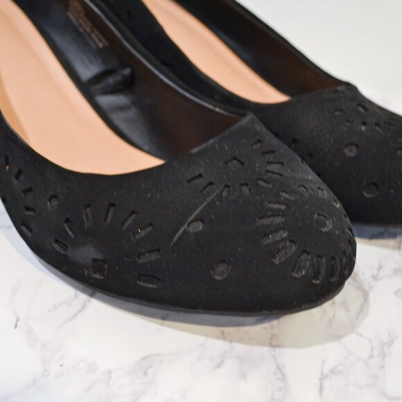 ME TOO | BLACK WEDGE HEELS - Picture 6 of 7